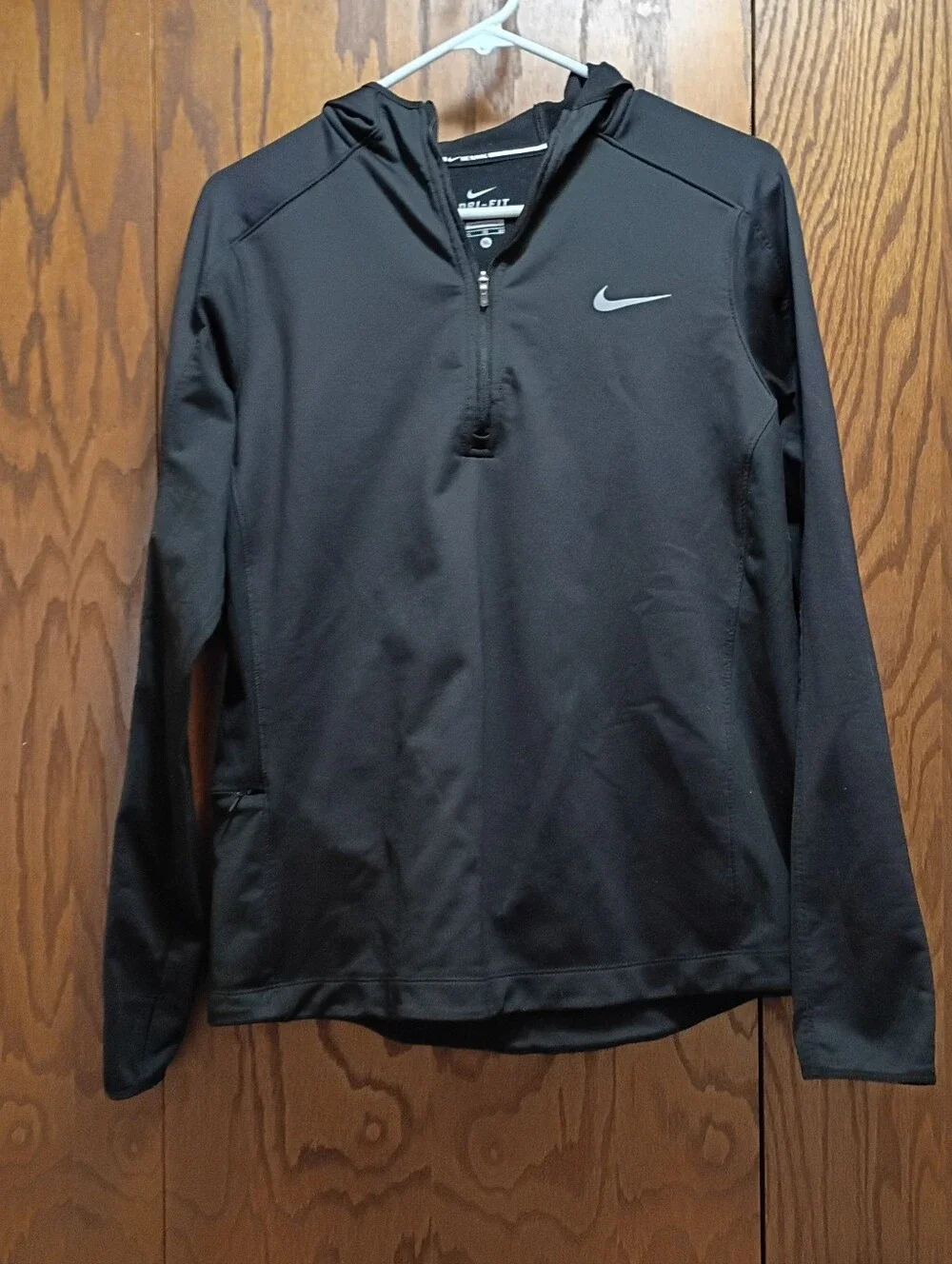 Woman's Nike Black Half-Zip Performance Hoodie